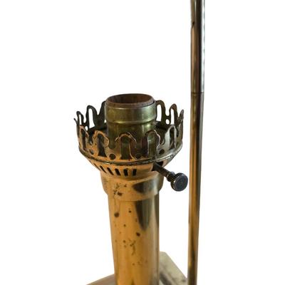 Vintage Orient Express Brass table lamp