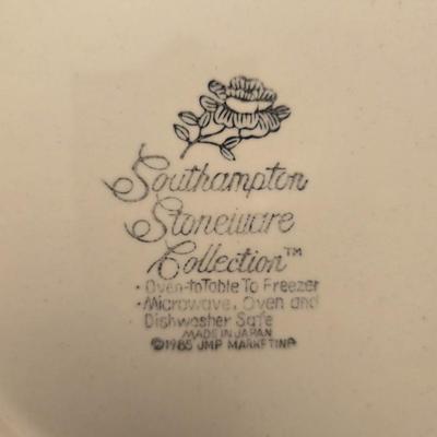 Southhampton Stoneware Dinner Plate Vtg Collection 1985
