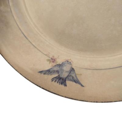 Antique Homer Laughlin Empress Bluebird plate set