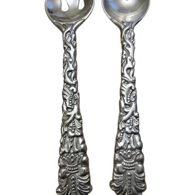 Vintage Charter Club Silver Plated Serving Spoons