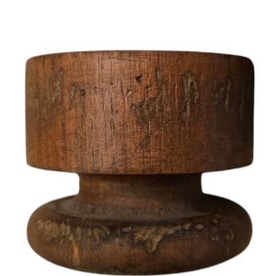 MCM Solid Wood Candle Holder