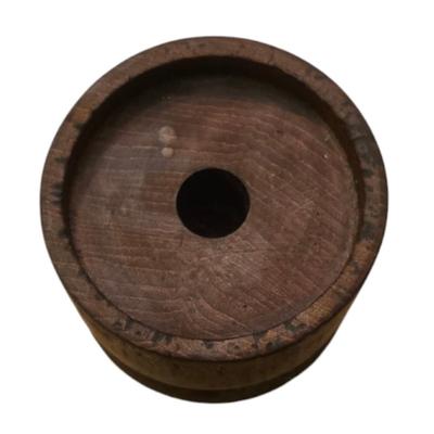 MCM Solid Wood Candle Holder