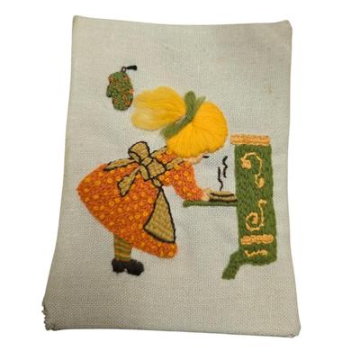 Vintage embroidered Art