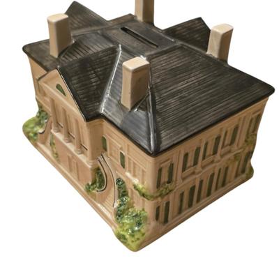 Longue Vue New Orleans Ceramic Coin Bank Vintage Rare