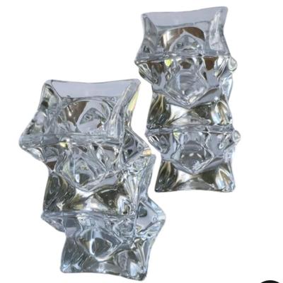 Crystal Candlestick Holders