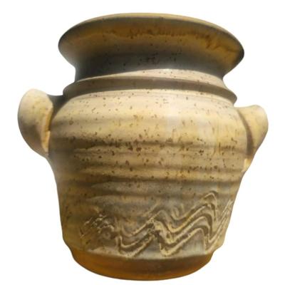 Pottery Two Handle Utensil Pot