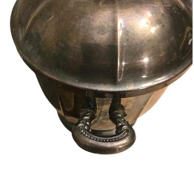 Vintage Orneida Silver Plated Ice Bucket With Insulated Interior And Lid