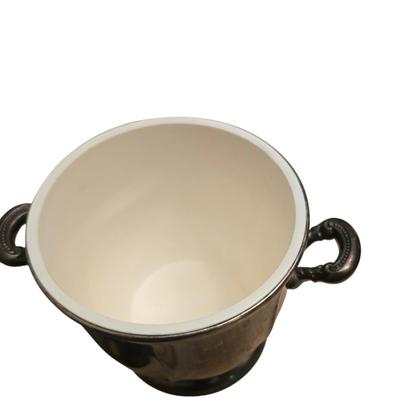 Vintage Orneida Silver Plated Ice Bucket With Insulated Interior And Lid