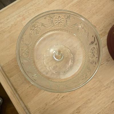 Indiana Glass Company Depression Glass Footed Compote Bowl
