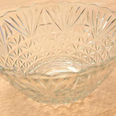 Anchor Hocking Arlington Pattern Punch Bowl