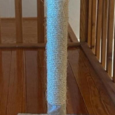 Cat Exercise Wheel and Scratching Post Combo