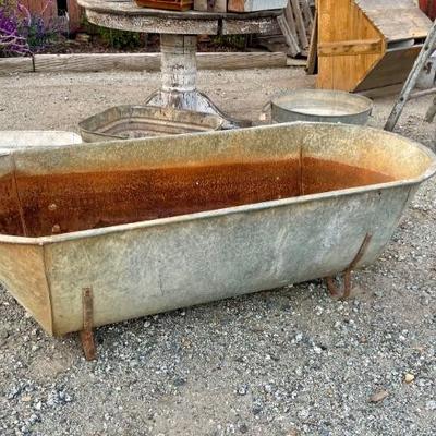 Sale Photo Thumbnail #73: Antique Hungarian Bathtub