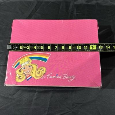 1984 Vintage Tara Toy Co American Beauty Carrying Cases and Purse for Barbie Dolls & Accessories