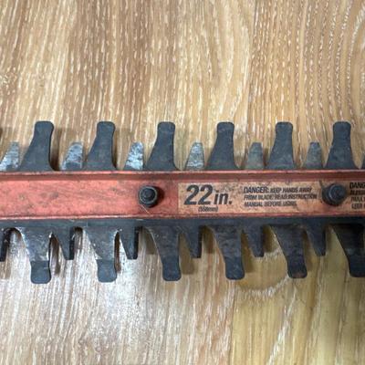 Chain saw and 3 Hedge Trimmers