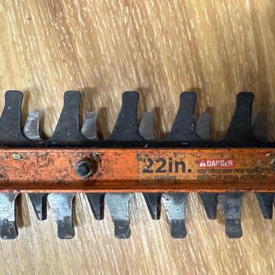 Chain saw and 3 Hedge Trimmers