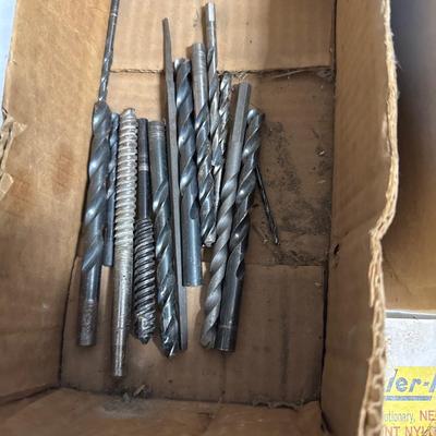 Casters flashlights and drill bits