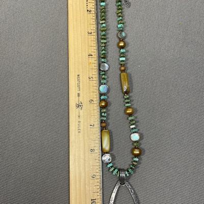 Silpada Sterling and turquoise necklace