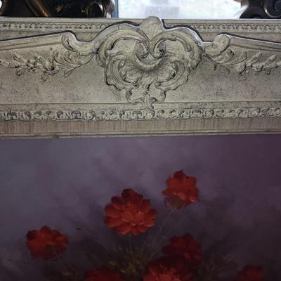 Robert Cox floral oil painting