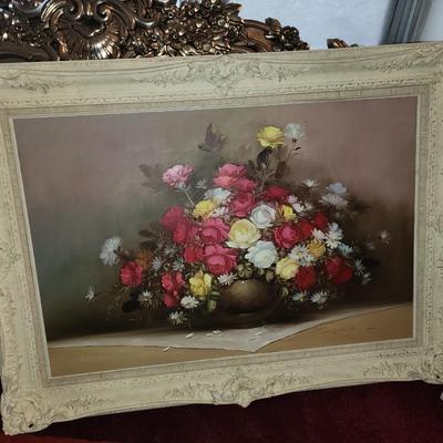 Floral painting by Suzanne