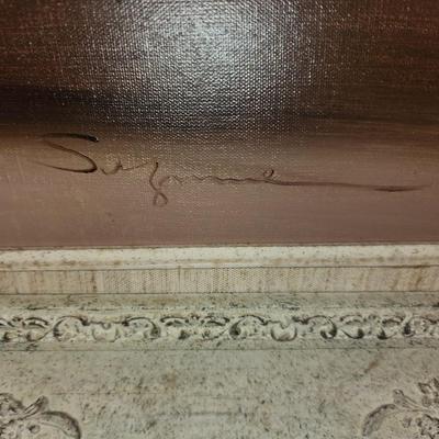 Floral oil painting by Suzanne