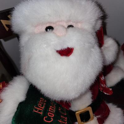 Santa in a rocking chair