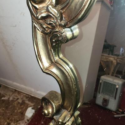 Large gold framed mirror
