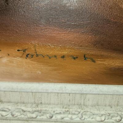 Floral art with pink flowers