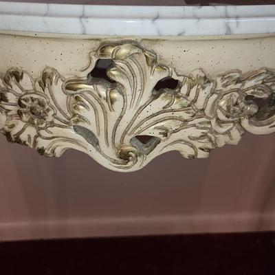 French provincial style entry way table.