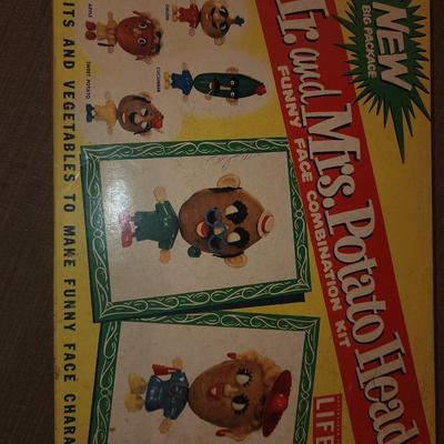 Original Mr and Ms Potato head with box.
