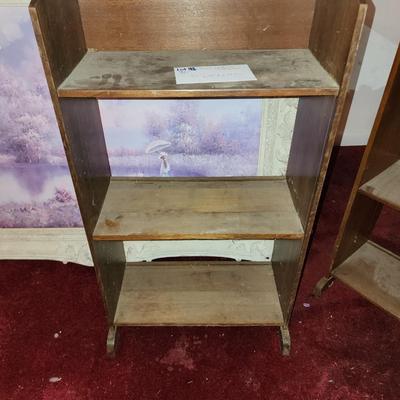 Pair of book shelves.