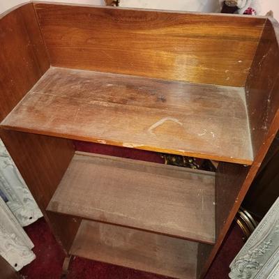 Pair of book shelves.