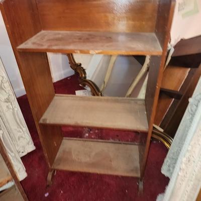 Pair of book shelves.