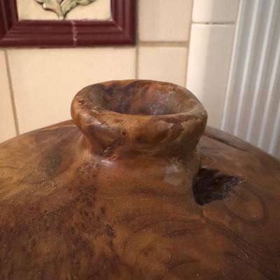 Solid Wood Hand Turned Vase (LR-DZ)