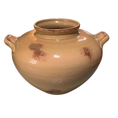 Yellow Ceramic Vase w/ Handles (LR-DZ)
