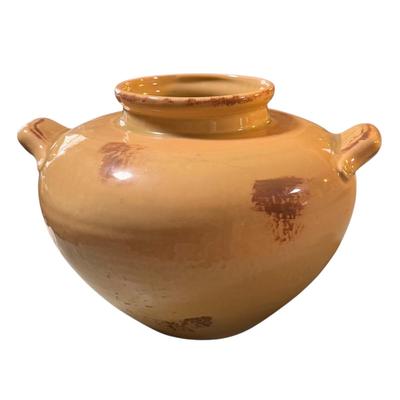 Yellow Ceramic Vase w/ Handles (LR-DZ)