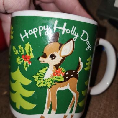 Lot of 12 Christmas mugs
