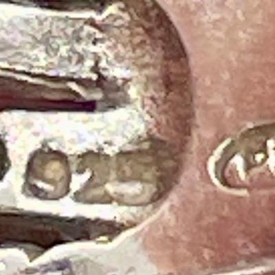 Sterling Silver Ring.Band 925 with Diamonds