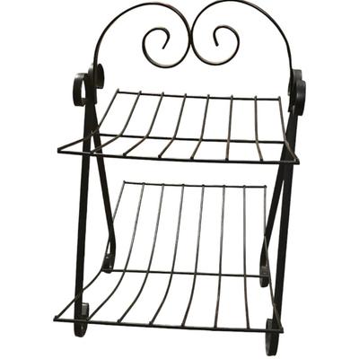 Black Iron Magazine Rack