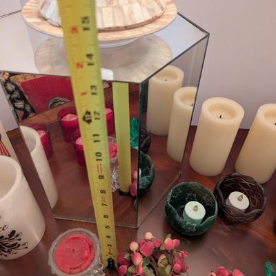 Assortment Of Candles & Stands