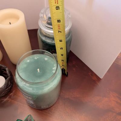 Assortment Of Candles & Stands