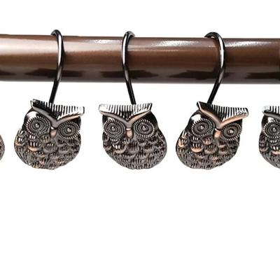 Set of 12 Owl Shower Rings