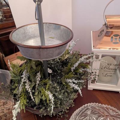 Home Decor Saw-tooth Hand Cut Crystal Bowl Lamps