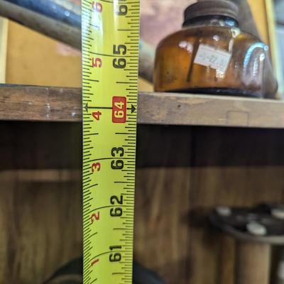 Wooden Shelving Unit 12 1/2" x 19 1/2" x 56"