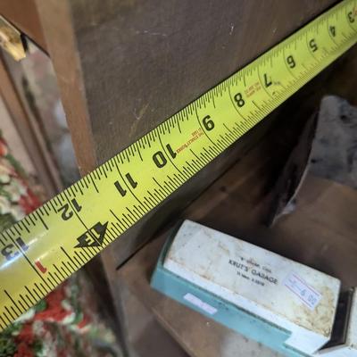 Wooden Shelving Unit Approx 33 1/8" x 11 1/2" x 64 1/8"