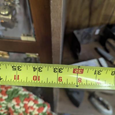 Wooden Shelving Unit Approx 33 1/8" x 11 1/2" x 64 1/8"