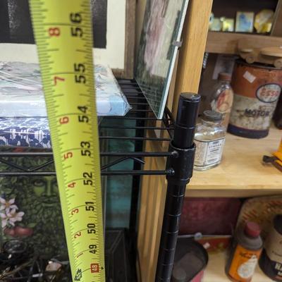 Metal Shelving Unit Approx 35" x 14 1/2" x 53"