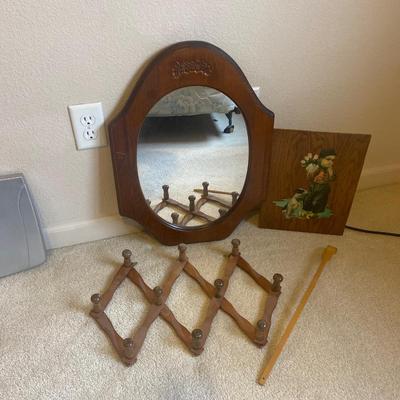 A HOME DECOR LOT FULL OF WONDERFUL WOODEN ITEMS
