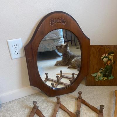 A HOME DECOR LOT FULL OF WONDERFUL WOODEN ITEMS