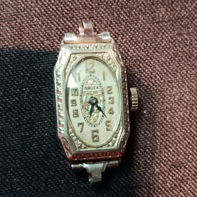 GRUEN ART DECO LADIES WATCH FOR REPAIR