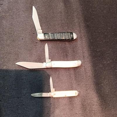3 POCKET KNIVES, 1 IS IMPERIAL